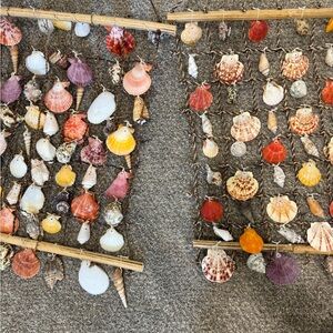 14x22” Beach Seashell Wall Hangings Decor - Multicolor